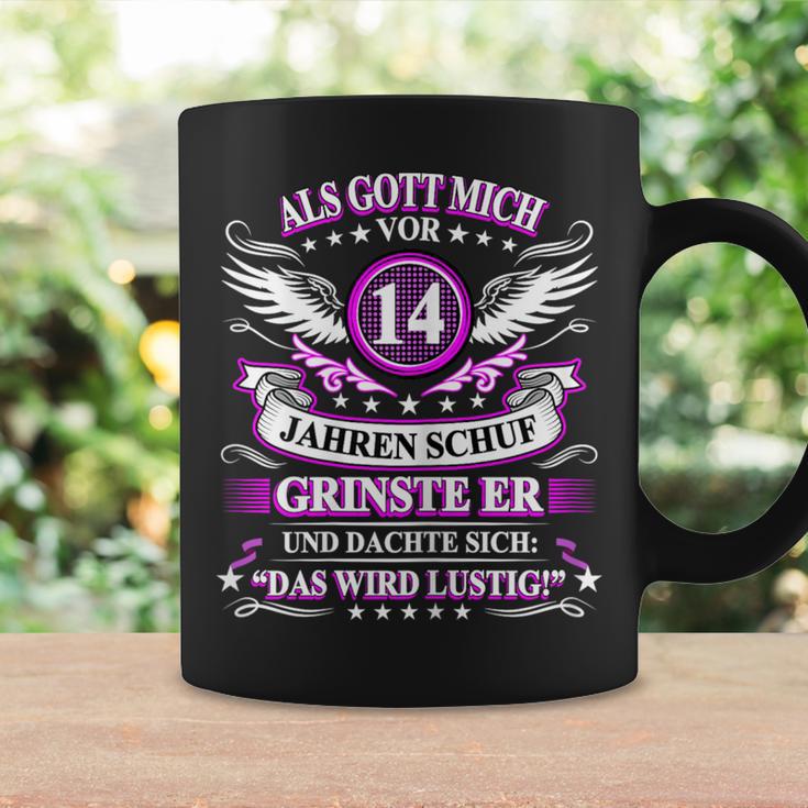 Women's Als Gott Michor 14 Jahren Schuf Grinste Er 14Th Birthday S Tassen Geschenkideen