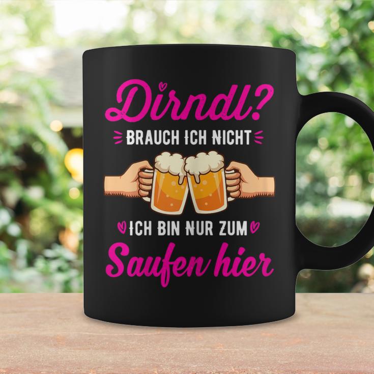 Women's Dirndl Ich Nicht Bin Nur Zum Saufen Hier Oktoberfest Tassen Geschenkideen