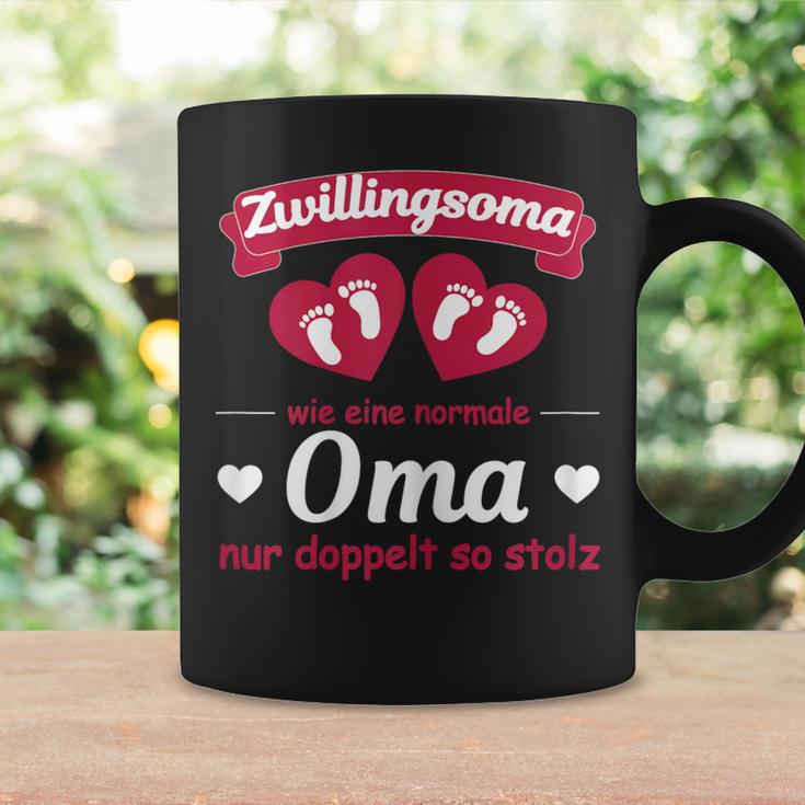 Women's Grandmaon Zwillingen Pregnancy Grandchildren Twin Soma Tassen Geschenkideen