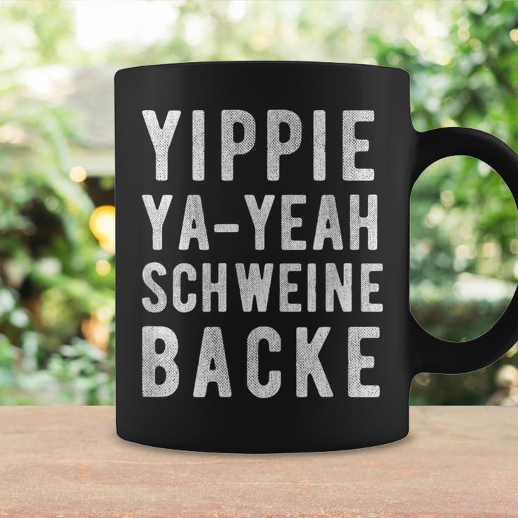 Yippie Ya-Yeah Schweinebacke Legendary Slogan Tassen Geschenkideen