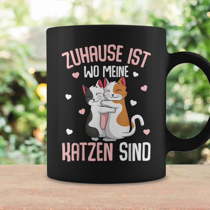 Zuhause Ist Wo Meine Katzen Sind Katze Girl's Women's Tassen Geschenkideen