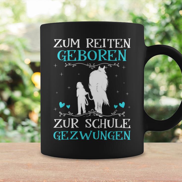 Zum Reiten Geboren Zur Schule Gezwungen Pony Pferde Girl's Tassen Geschenkideen