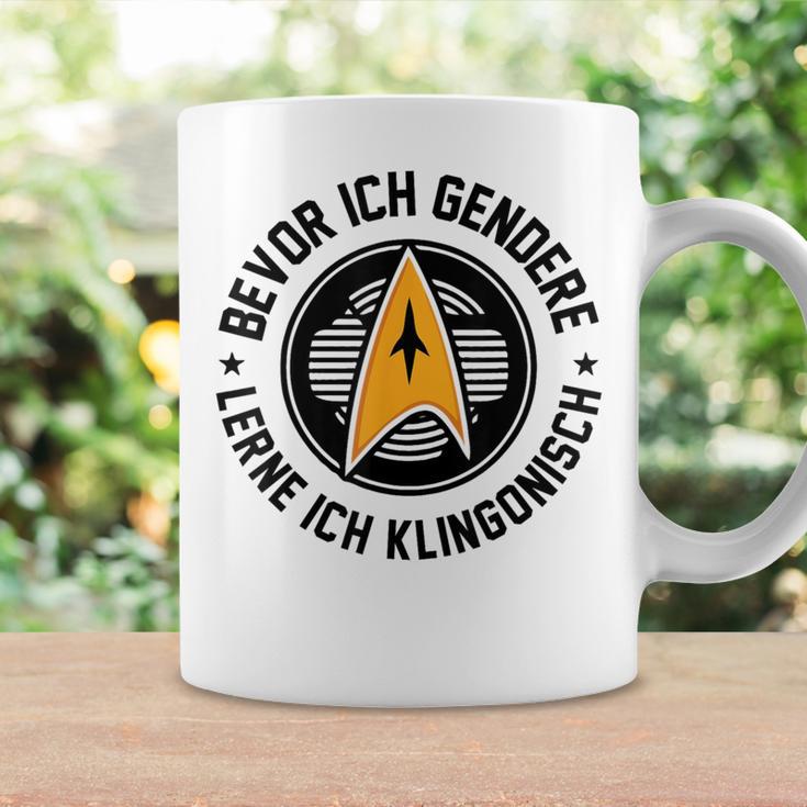 Bevor Ich Gendere Lerne Ich Klingonisch Gray Tassen Geschenkideen