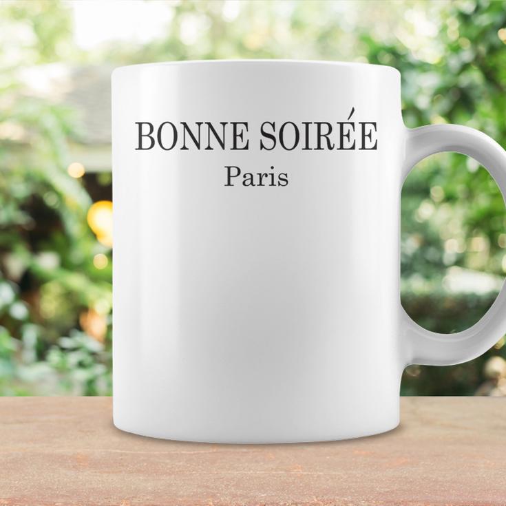 Bonne Soirée Paris Cute French Gray Tassen Geschenkideen