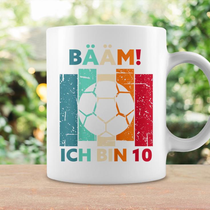 Children's Bäm Ich Bin 10 Zehn Jahre Junge 10Th Birthday Football Tassen Geschenkideen