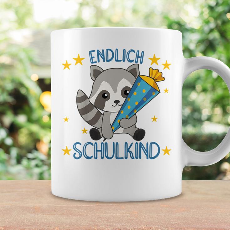 Children's Endlich Schulkind Raccoon School Cone School Cute Raccoon 80 Tassen Geschenkideen