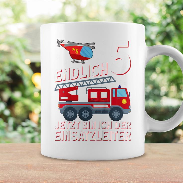 Children's Fireman Endlich 5 Jetzt Bin Ich Einsatzeiteiteiter 80 Tassen Geschenkideen