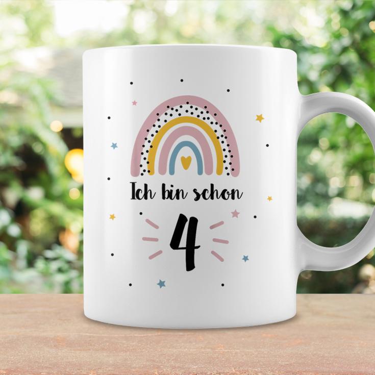 Children's Ich Binier 4 Jahre Girl Birthday Rainbow Tassen Geschenkideen