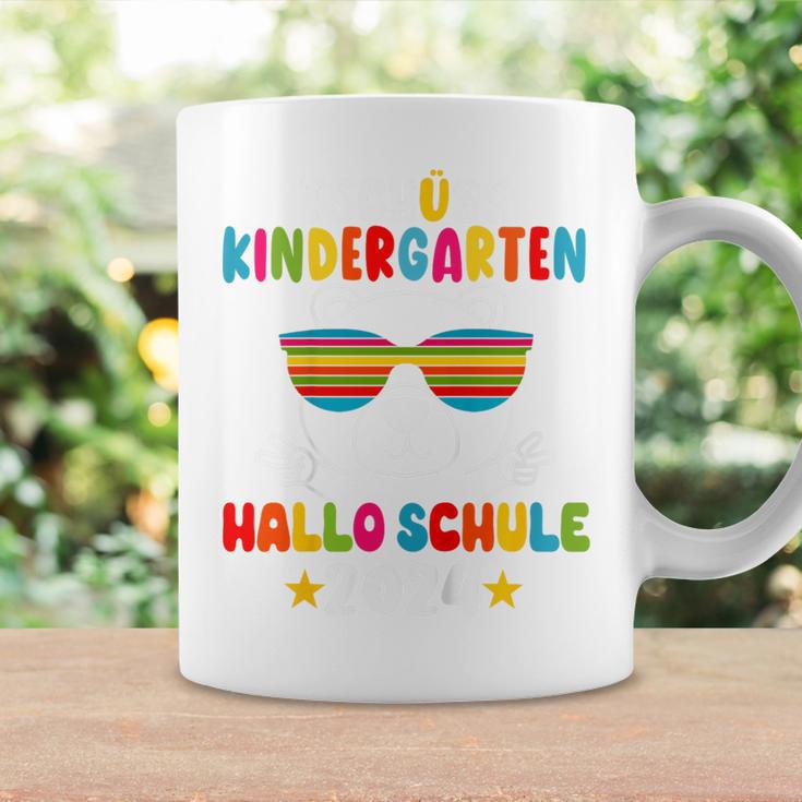 Children's Tschüss Kindergarten Hello School Kita Graduation 2024 Bear Tassen Geschenkideen