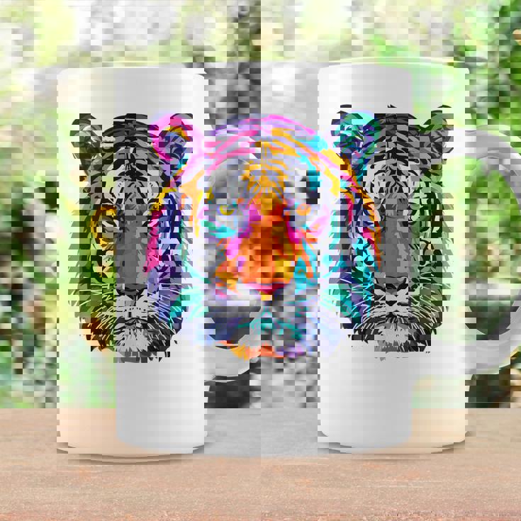 Colorful Tiger Graphic Coffee Mug Gifts ideas