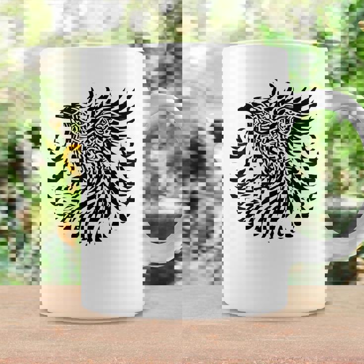 Cuervo Cuervo Tribal Taza de café Ideas de regalos
