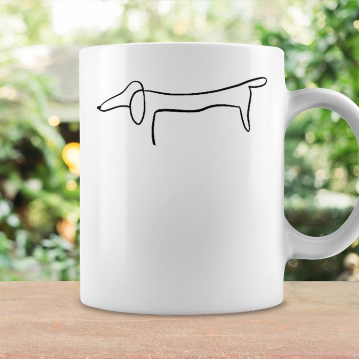 Dachshund Single Line Dog Owner Mummy Tassen Geschenkideen