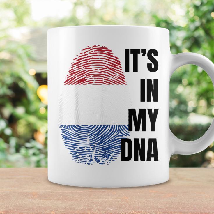 Dutch Flag Dna Fingerprint Holland Orange Orange Tassen Geschenkideen