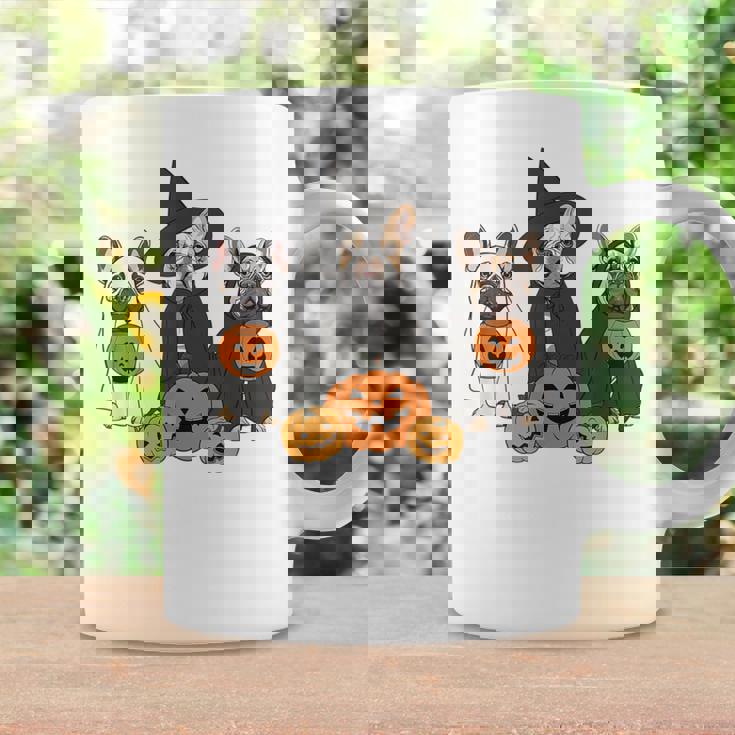 Ghost And Witch French Bulldog French Bulldog Halloween Coffee Mug Gifts ideas