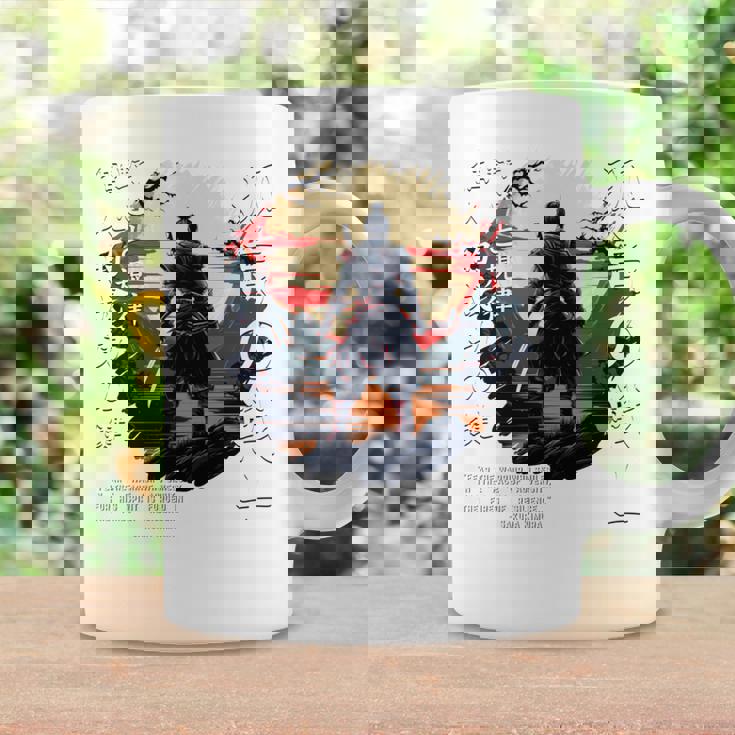 Guay Samurai Hombres Guerrero Ninja Japonés Hombres Kawaii Manga Larga Taza de café Ideas de regalos