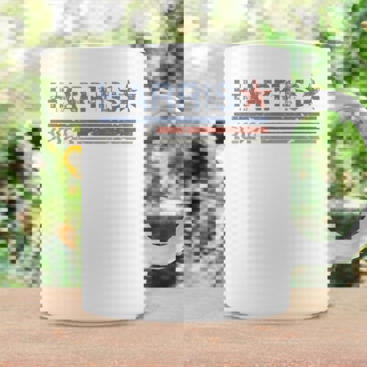 Harris 2024 Retro Grunge Stripes Kamala Harris 2024 Coffee Mug Gifts ideas