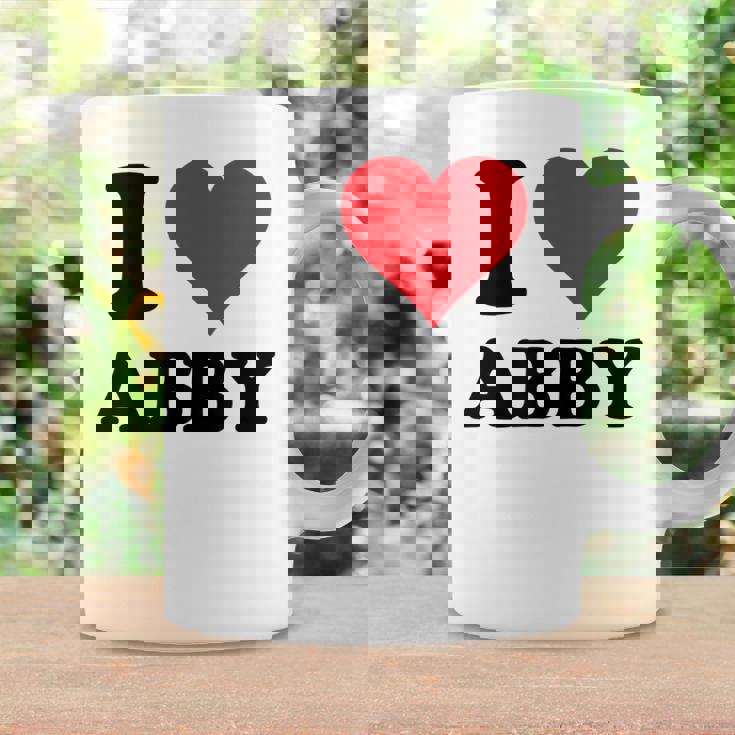 I Heart Abby First Name I Love Personalized Stuff Tazze Ideas de regalos