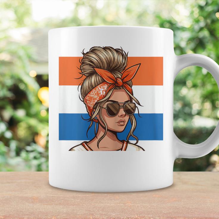 Holland Fan Item Women's Messy Bun Holland Flag Tassen Geschenkideen