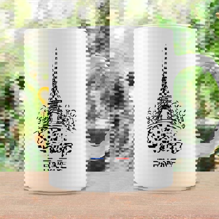 Hombres Es Niños París Francia Torre Eiffel Diseño Gráfico Taza de café Ideas de regalos