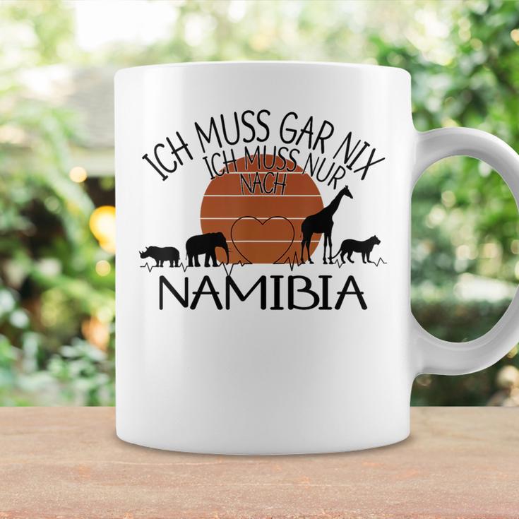 Ich Muss Gar Nix Ich Muss Nur Nach Namibia Gray Tassen Geschenkideen