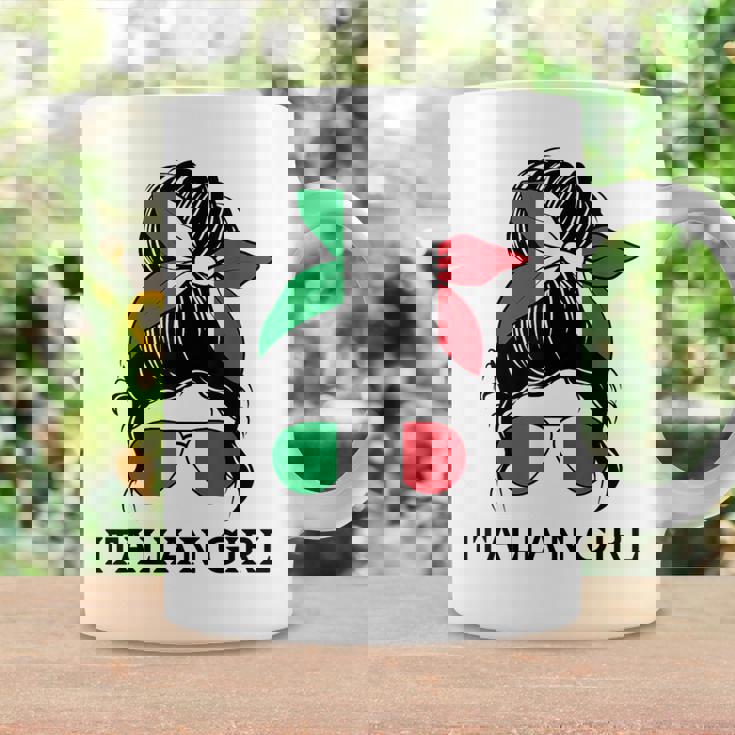 Italia Diseño Gráfico Para Niñas Niño Italiano Toodler Taza de café Ideas de regalos
