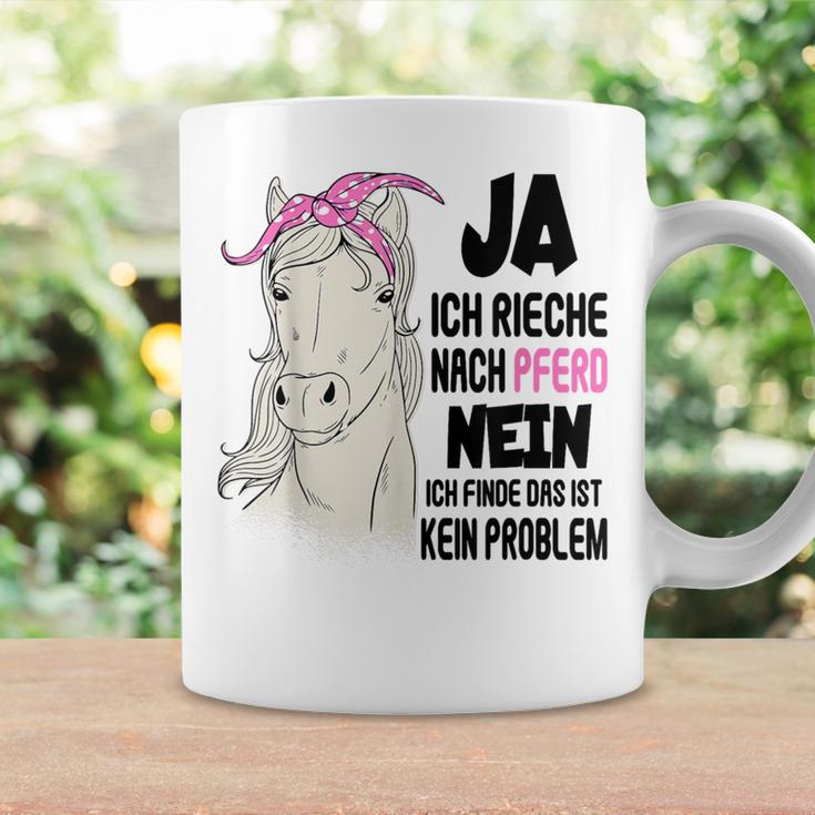 Ja Ich Rieche Nach Pferd Reiter Pferdessprüche Girls' Gray Tassen Geschenkideen