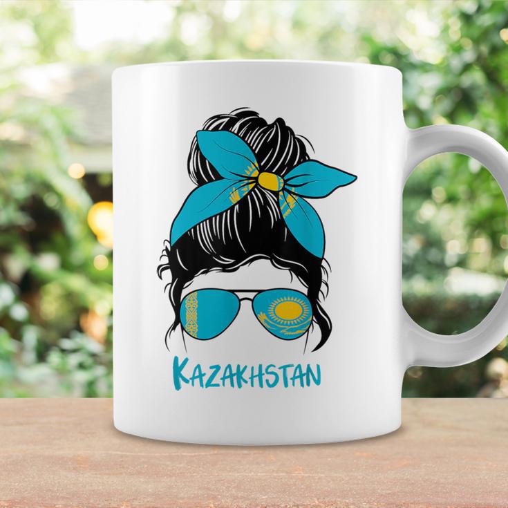 Kazakhstan Girl Kazakhstan Girl Kazakhstan Woman Flag Tassen Geschenkideen