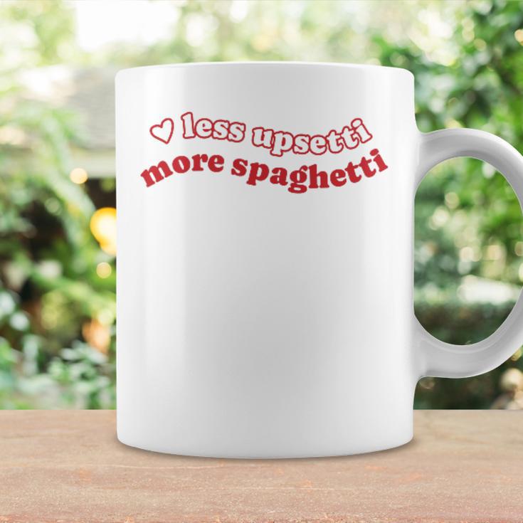 Less Upsetti Mehr Spaghetti Tassen Geschenkideen