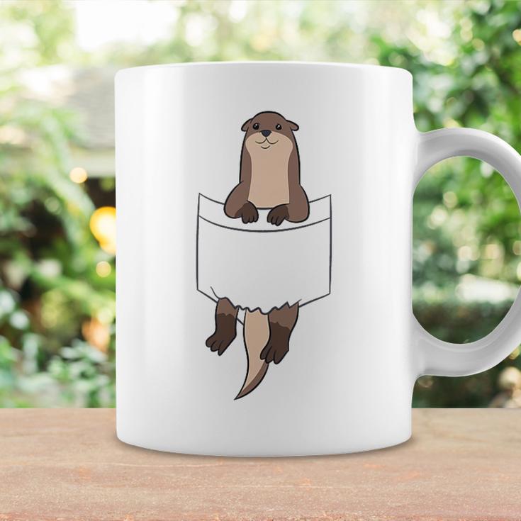 With Otter In Der Tasche Seeotter Liebe Otter Gray Tassen Geschenkideen