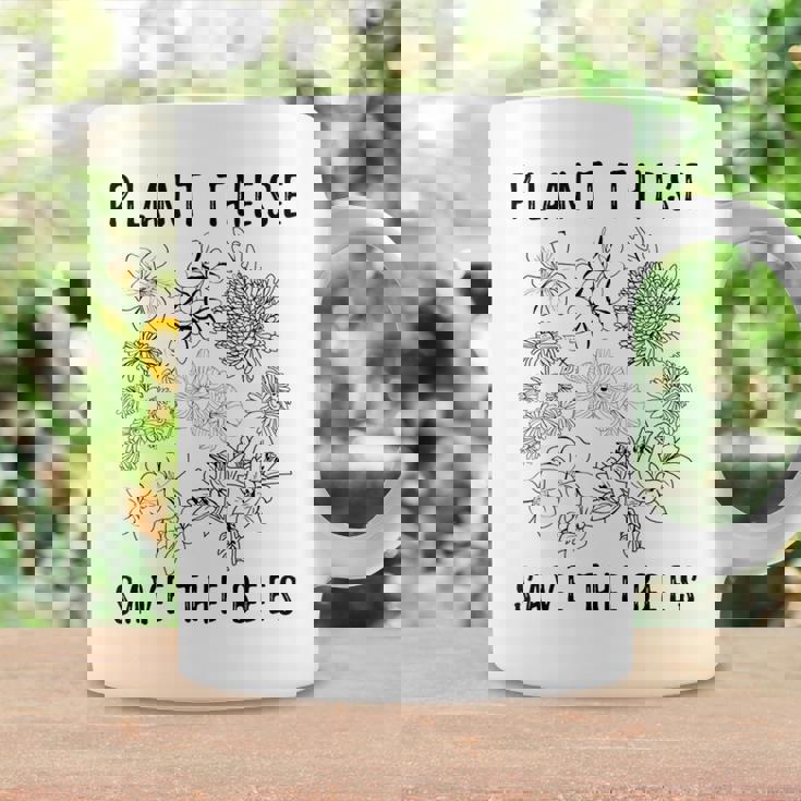 Plant These Save The Bees – Natura Rette Le Api Tazze Ideas de regalos
