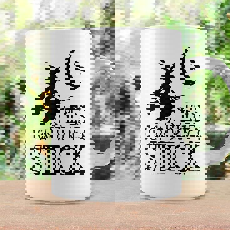 Retro Halloween Witch Yes I Can Drive A Stick Broom Coffee Mug Gifts ideas