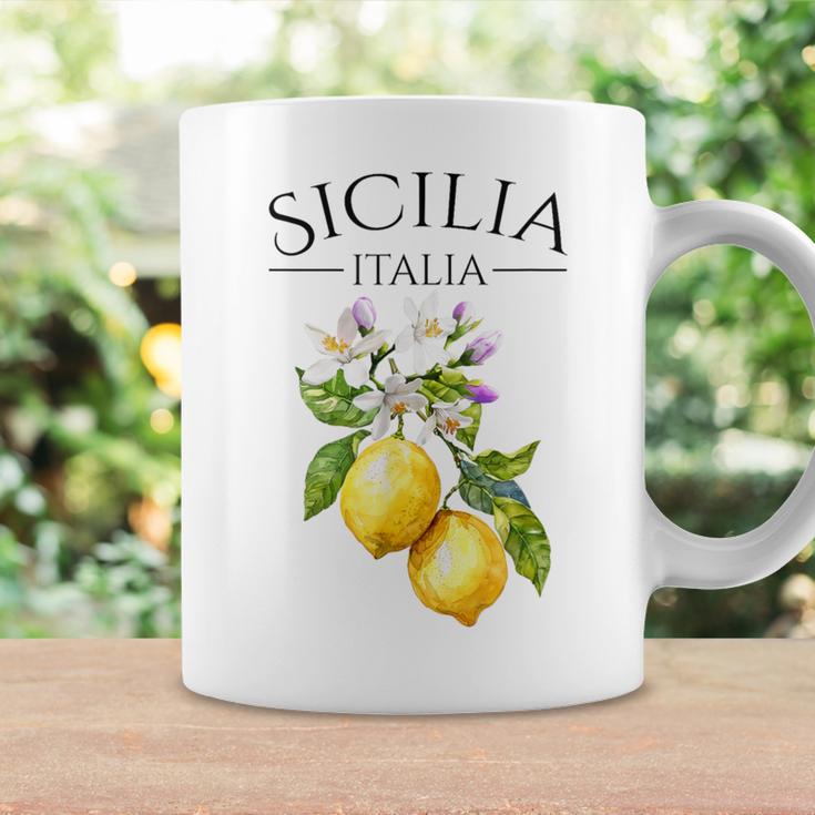 Sicilia Italian Souvenir Italy Lemon Tassen Geschenkideen