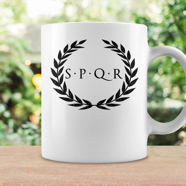 Spqr Senatus Popuplus Que Roman Roman Republic Rome Gray Tassen Geschenkideen