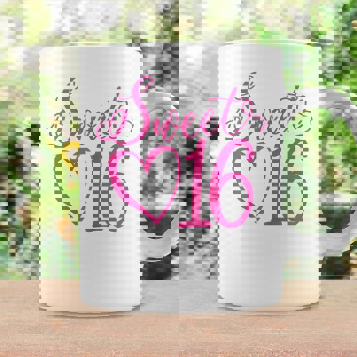 Sweet 16 For Girls Sixn 16 Years Old Pink 16Th Birthday Coffee Mug Gifts ideas