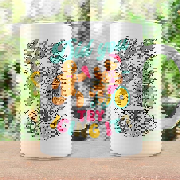 Did You Try Icing It Christmas Physical Therapy Gingerbread Coffee Mug Gifts ideas