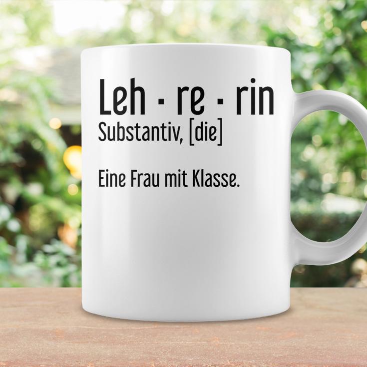 Women's Teacher Leh-Re-Rin Ein Frau Mit Klasse Tassen Geschenkideen