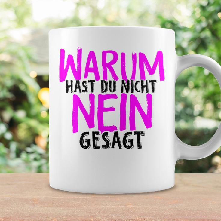 Women's Warum Hast Du Nicht Nein Gesagt Schlager Fans Proposal Jga S Tassen Geschenkideen