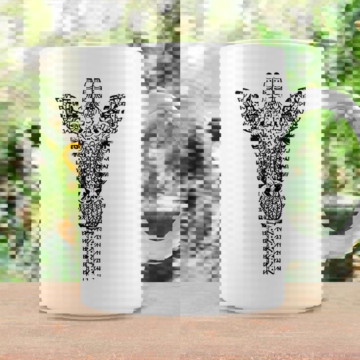 Yoga Giraffe Giraffe Mandala Ganesha Chakra Donna Tribale Tazze Ideas de regalos