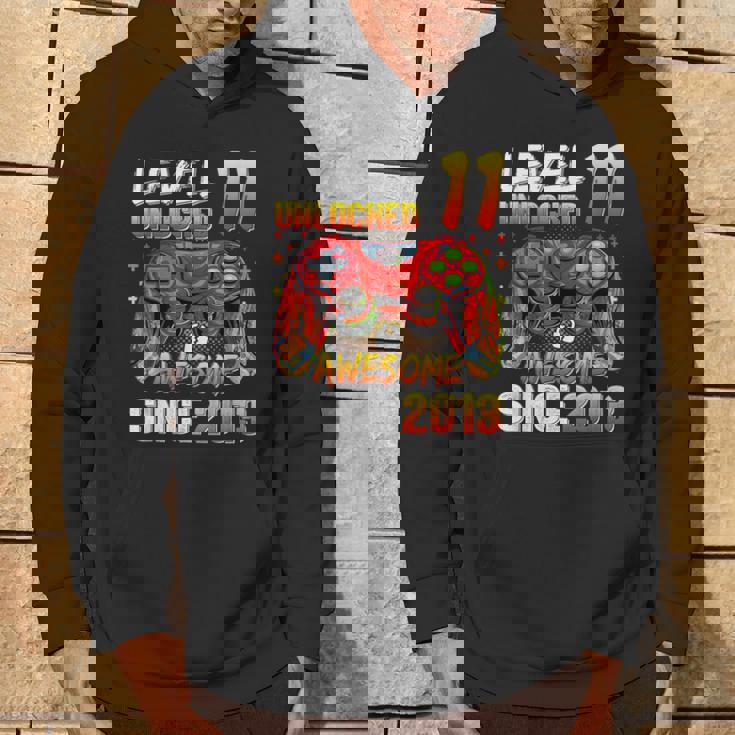 11 ° Compleanno Ragazzo Livello 11 Sbloccato Impressionante 2013Ideo Gamer Felpa con cappuccio Estilo de vida