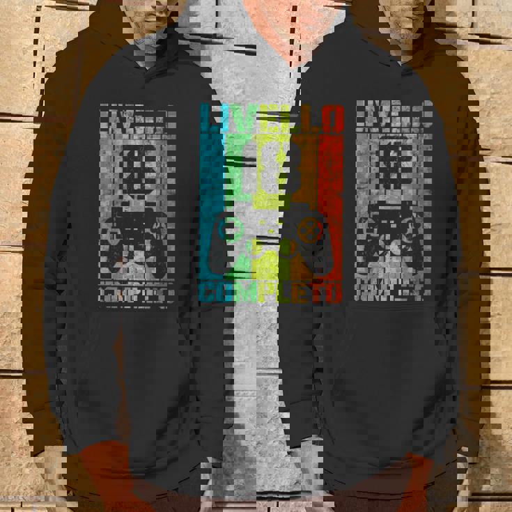 18 Compleanno Uomo Gamer Livello 18 Completo Anni Felpa con cappuccio Estilo de vida