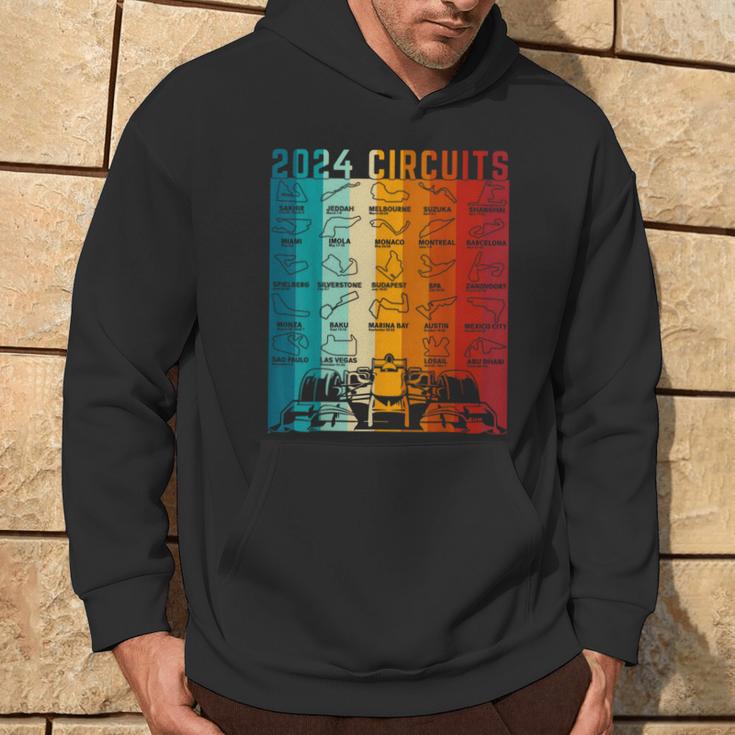 2024 Schedule Formula Racing Formula Car Retrointage Kapuzenpullover Lebensstil