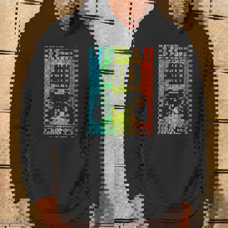 40 Compleanno Uomo Gamer Livello 40 Completo Anni Felpa con cappuccio Estilo de vida