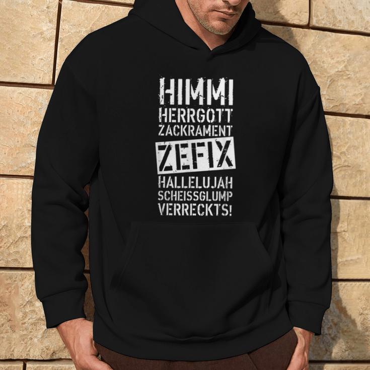 47 Himmi Herrgod Zackrament Zefix Hallelujah Kapuzenpullover Lebensstil