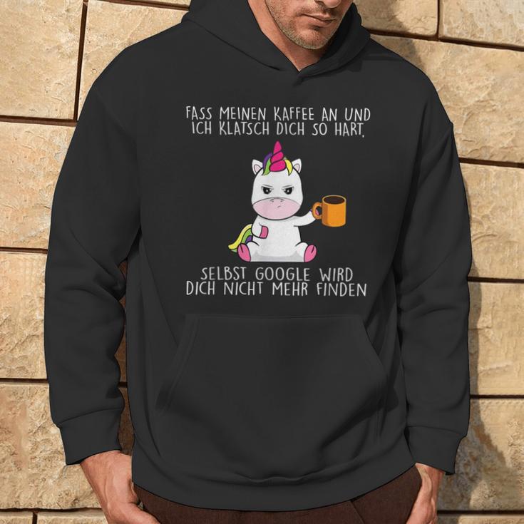 Abass Mein Kaffee An Und Ich Klappsch Dich So S Kapuzenpullover Lebensstil