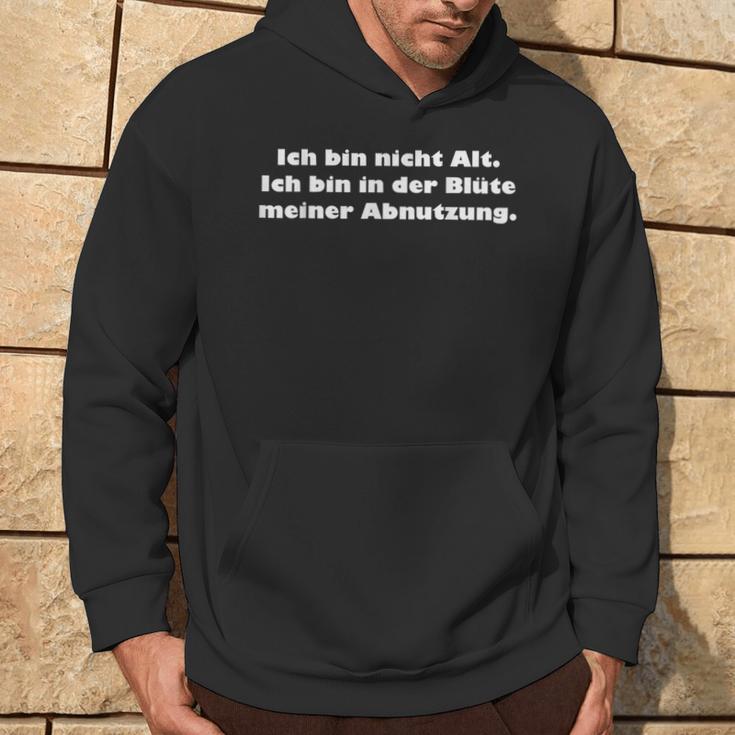 Alt Mann Frau Party Freizeit Spaß Sprüche Kapuzenpullover Lebensstil