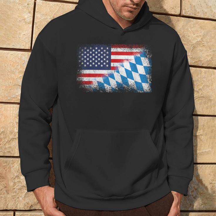 American Bavarian Flag Usa Bavaria Flag Kapuzenpullover Lebensstil