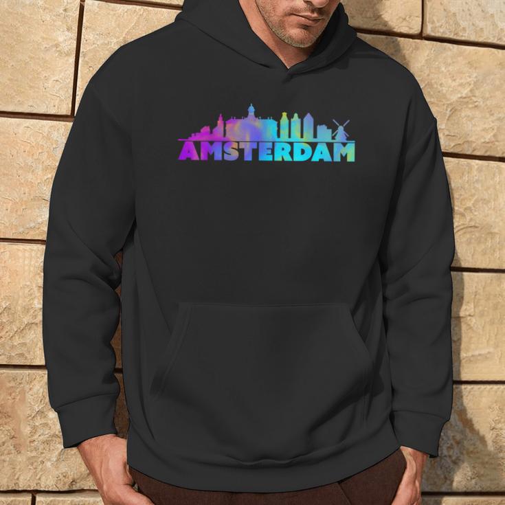 Amsterdam Skyline Netherlands Souvenir Kapuzenpullover Lebensstil