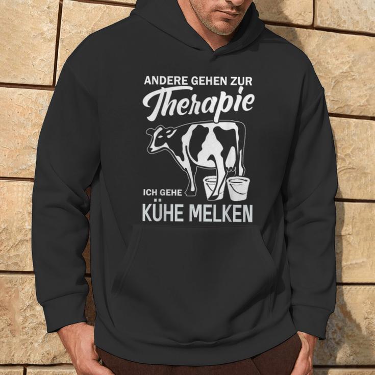 Andere Gehen Zur Therapie Kühe Melken Milchbauern Other Going To Kapuzenpullover Lebensstil