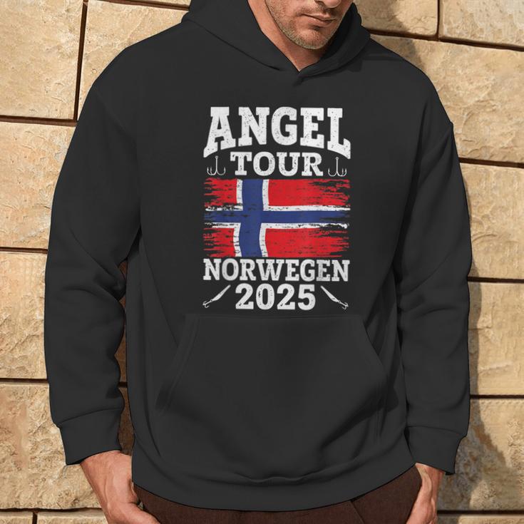 Angel Tour Norway 2025 Fishing Team Norway Flag Angler Kapuzenpullover Lebensstil