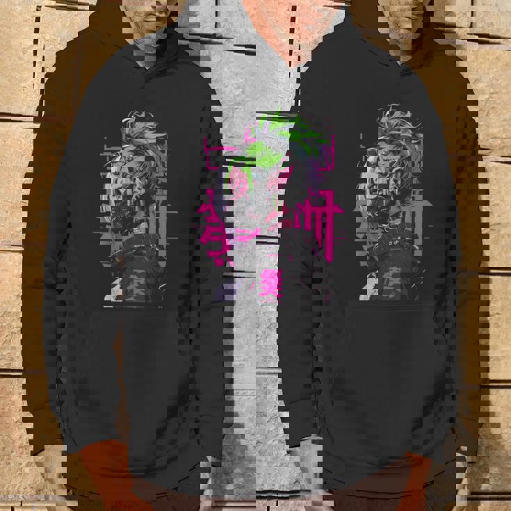 Anime Manga Cyberpunk Aesthetic Techwear Harajuku Felpa con cappuccio Estilo de vida